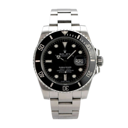 Rolex Submariner Date 116610LN Edelstahl mit schwarzem Zifferblatt, Keramiklünette und Oysterband