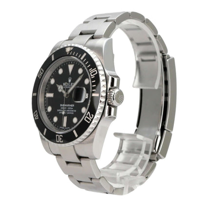 Rolex Submariner Date 116610LN aus Edelstahl mit schwarzem Zifferblatt und Keramik-Lünette