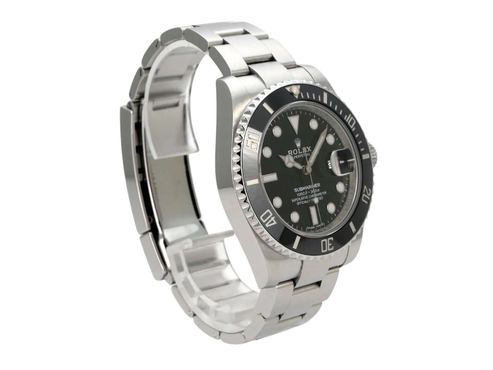 Rolex Submariner Date 116610LN Edelstahl Uhr mit schwarzem Zifferblatt und Oyster-Band