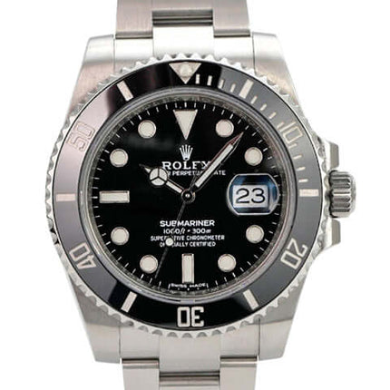Rolex Submariner Date 116610LN Edelstahl, schwarzes Zifferblatt, Oysterband und Keramiklünette