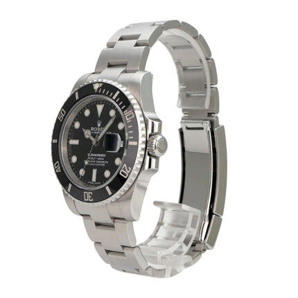 Rolex Submariner Date 116610LN Edelstahl, schwarze Lünette und Zifferblatt, Edelstahlarmband