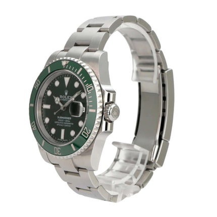 Rolex Submariner Date 116610LV mit grünem Zifferblatt, Keramiklünette und Oyster-Edelstahlband