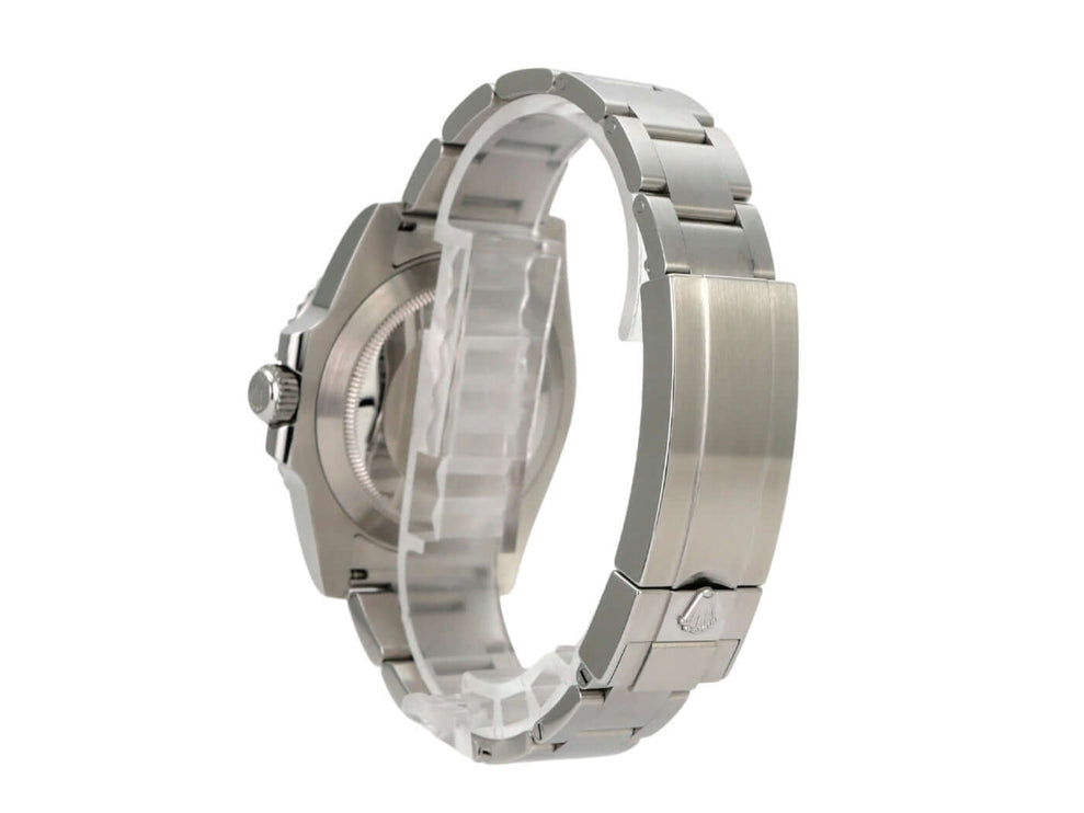 Rolex Submariner Date 116610LV aus Edelstahl mit Oyster-Band, grüner Keramik-Lünette und Automatikwerk