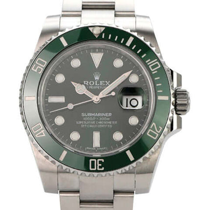 Rolex Submariner Date 116610LV mit grünem Zifferblatt und Edelstahlarmband