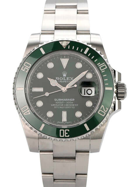 Rolex Submariner Date 116610LV mit grünem Zifferblatt und Edelstahlarmband