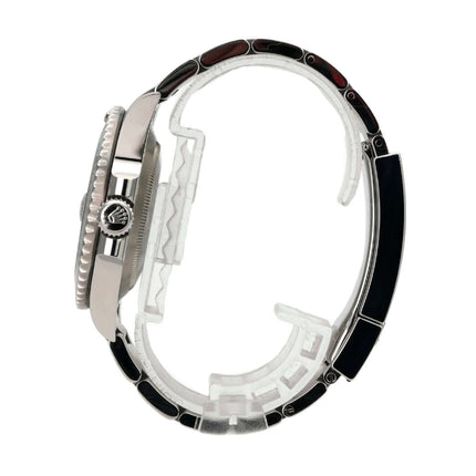 Rolex Submariner Date 116610LV aus Edelstahl mit poliertem Bracelet und Sicherheitsfaltschließe