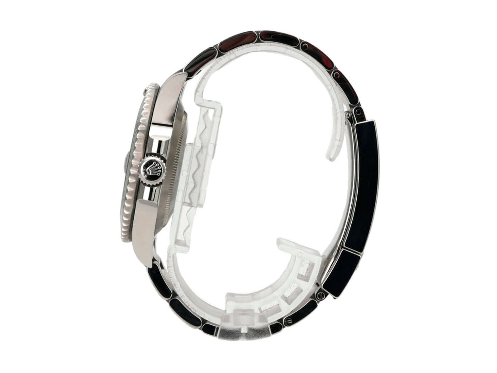 Rolex Submariner Date 116610LV aus Edelstahl mit poliertem Bracelet und Sicherheitsfaltschließe