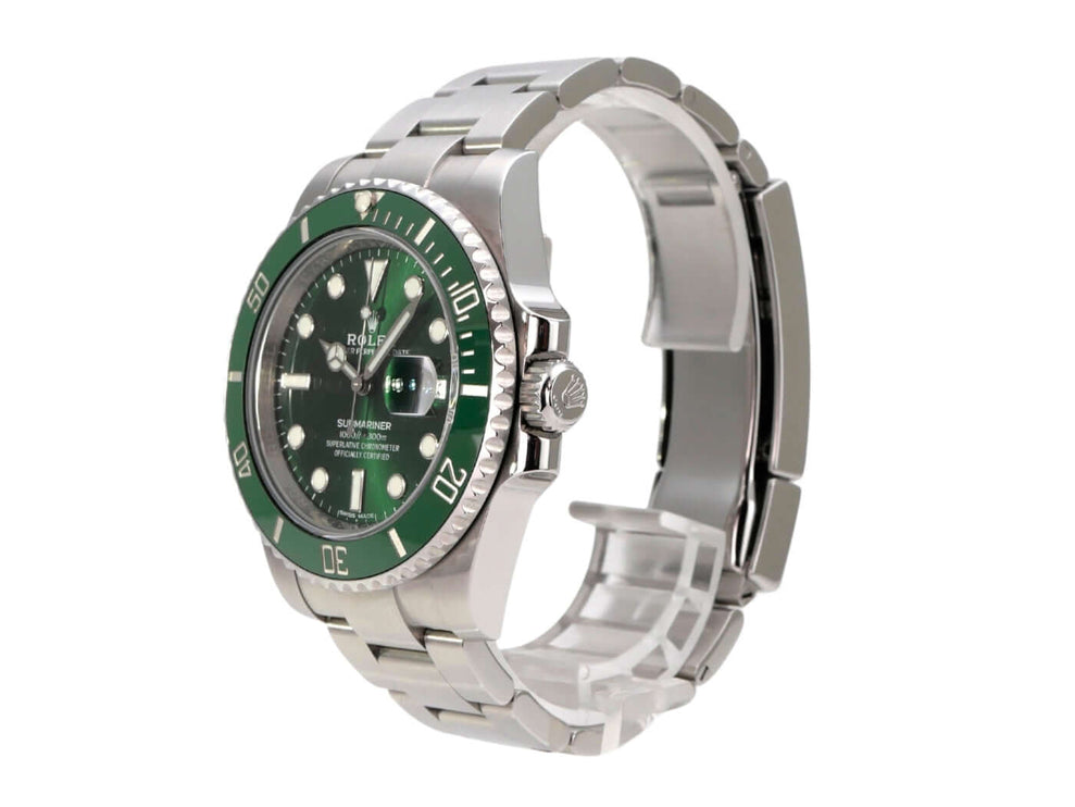 Rolex Submariner Date 116610LV mit grünem Zifferblatt und Edelstahlgehäuse
