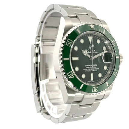 Rolex Submariner Date LV Ref. 116610LV Edelstahlgehäuse, grüne Keramik-Lünette, grünes Zifferblatt, Oyster-Armband, Automatikwerk