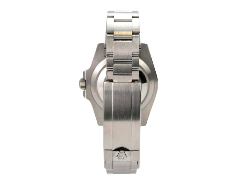 Rolex Submariner Date 116610LV Edelstahlarmband von hinten