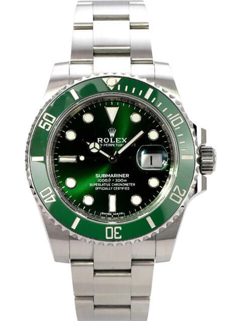 Rolex Submariner Date 116610LV aus 2020 mit grünem Zifferblatt, Keramik-Lünette und Oyster-Edelstahlband
