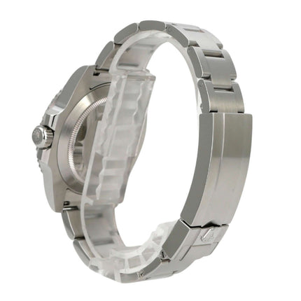 Rolex Submariner Date 116610LV aus 2020, Edelstahlgehäuse und Oyster-Armband in Seitenansicht