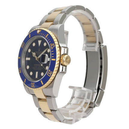 Rolex Submariner Date 116613LB Edelstahl Gelbgold mit blauem Zifferblatt und Bicolor-Armband