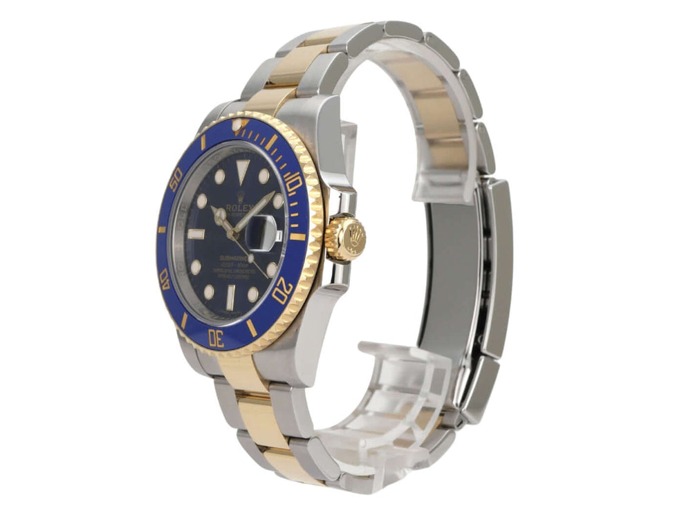 Rolex Submariner Date 116613LB Edelstahl Gelbgold mit blauem Zifferblatt und Bicolor-Armband