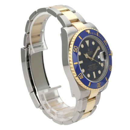 Rolex Submariner Date 116613LB Edelstahl Gelbgold, blaue Lünette, Luxusarmbanduhr