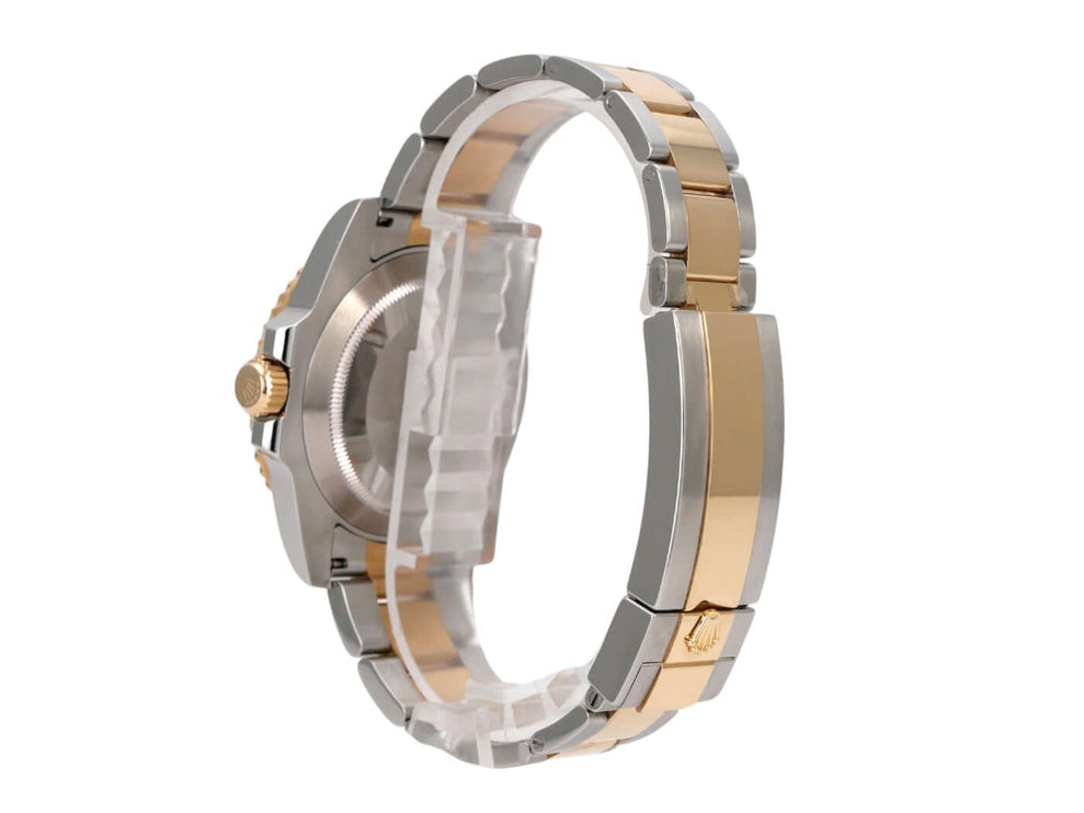 Rolex Submariner Date 116613LN aus Edelstahl und Gelbgold mit Oyster-Armband, Seitenansicht