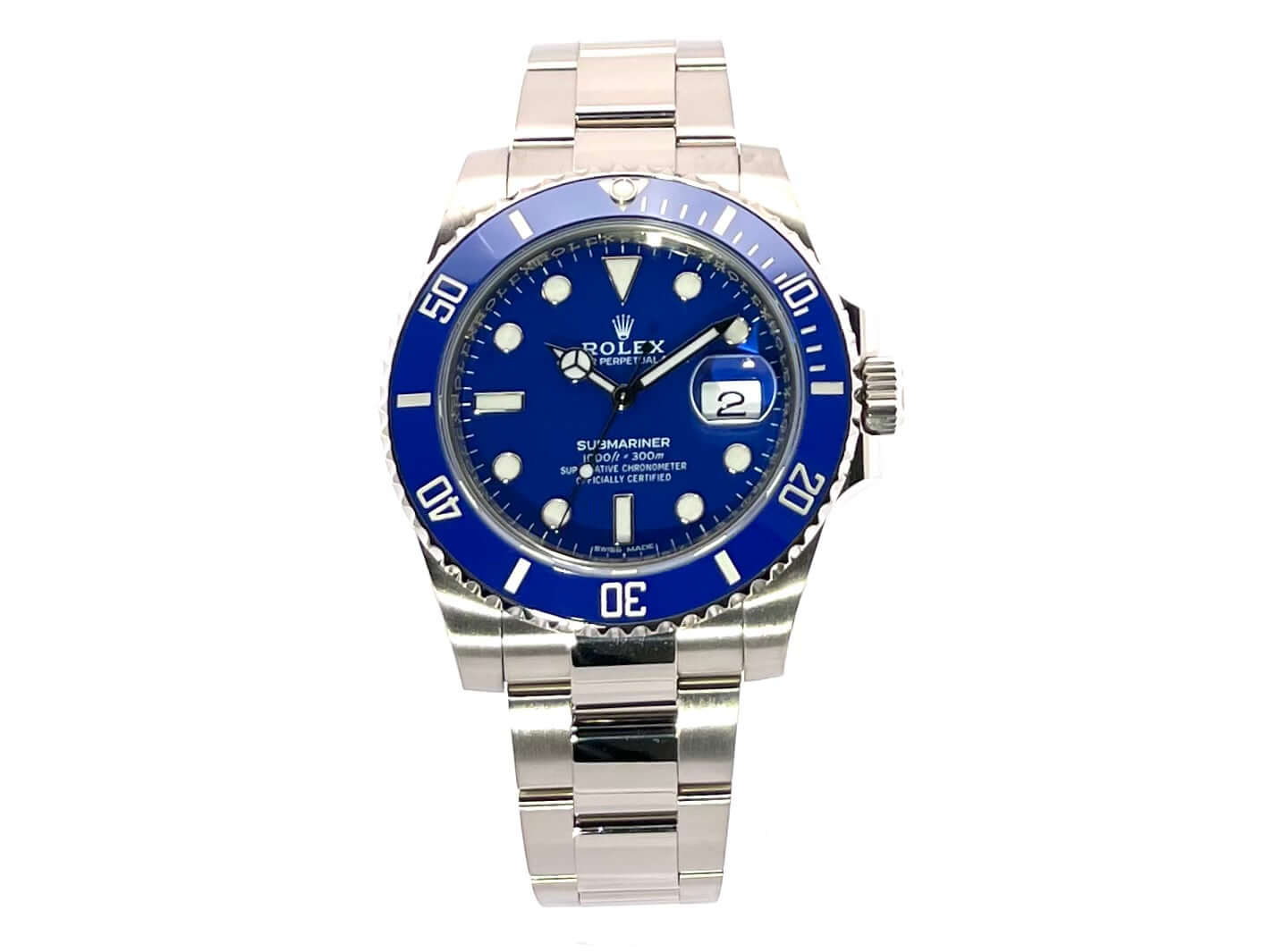 Rolex Submariner Date white gold 116619LB from 2009 – Uhren2000