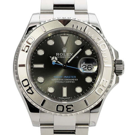 Rolex Yacht-Master 116622 Edelstahl Platin Rhodium, 40mm, Oyster-Armband, Rhodium-Zifferblatt, Automatikwerk