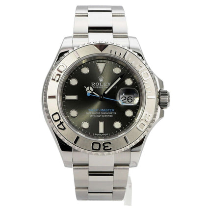 Rolex Yacht-Master 116622 Edelstahl Platin Rhodium, 40 mm, Oyster-Armband, Rhodium-Zifferblatt, Platin-Lünette
