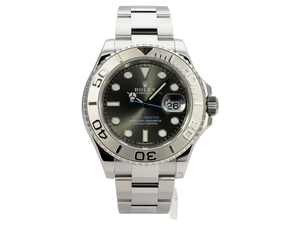 Rolex Yacht-Master 116622 Edelstahl Platin Rhodium, 40 mm, Oyster-Armband, Rhodium-Zifferblatt, Platin-Lünette