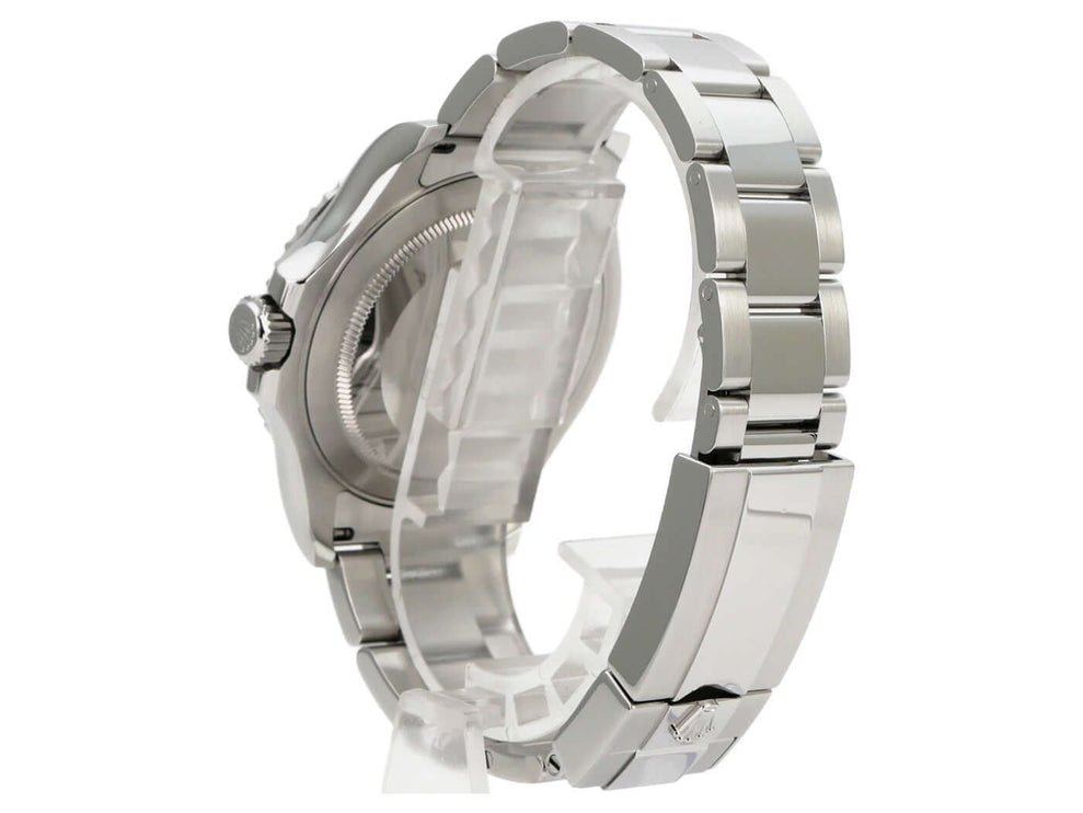 Rolex Yacht-Master 116622 Edelstahl Platin Rhodium, Edelstahlarmband und Oyster-Gehäuse im Profil