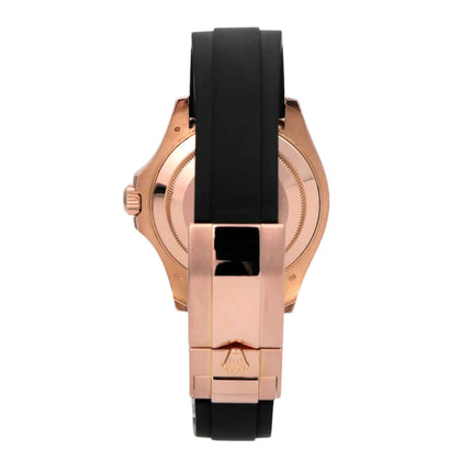 Rolex Yacht-Master 116655 Everose-Gold mit schwarzem Oyster-Kautschukband und Everose-Gold-Gehäuse