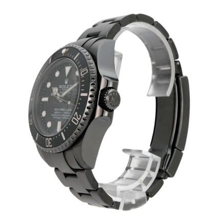 Rolex Sea-Dweller Deepsea 116660, Edelstahl Gehäuse, schwarzes Zifferblatt, 44 mm Durchmesser, 2008-Modell.