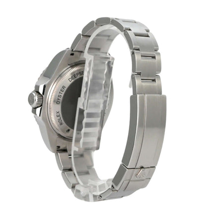 Rolex Sea-Dweller Deepsea 116660 Seitensicht auf Edelstahlarmband und Gehäuse