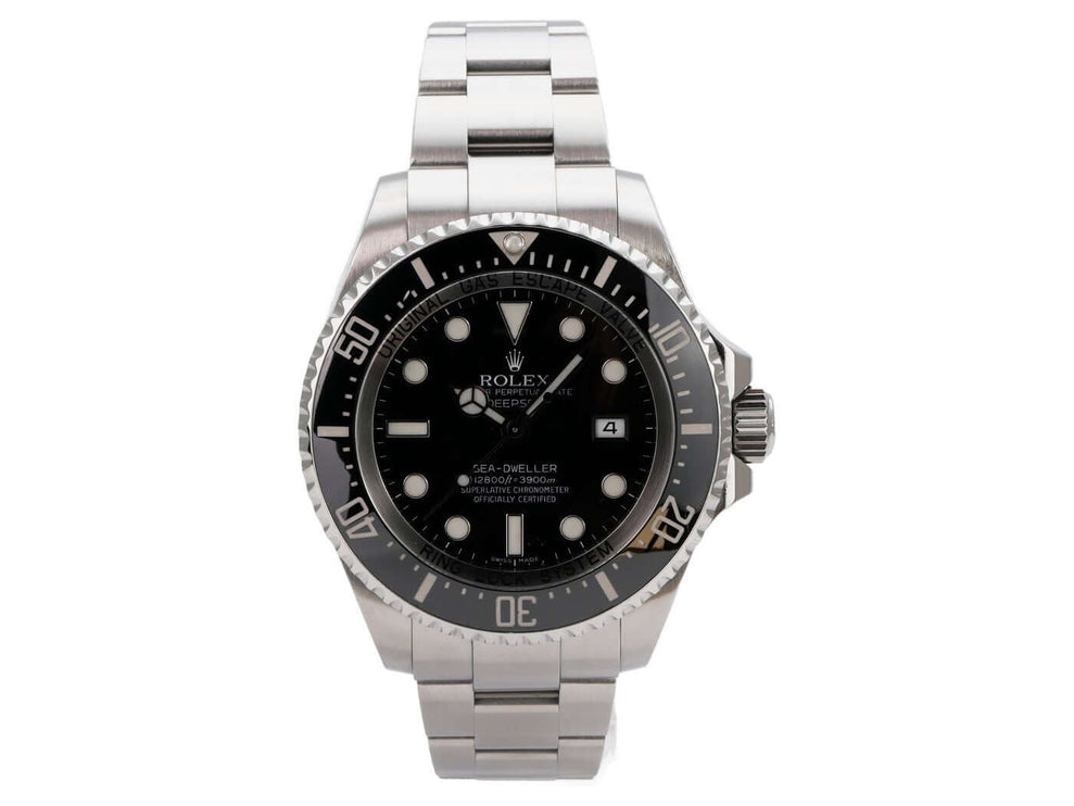 Rolex Sea-Dweller Deepsea 116660 aus 2012, Edelstahl, schwarzes Zifferblatt, 44 mm, Keramiklünette