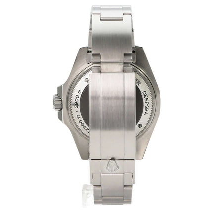 Rolex Sea-Dweller Deepsea 116660 Edelstahlarmband Rückseite 44 mm Taucheruhr aus 2012
