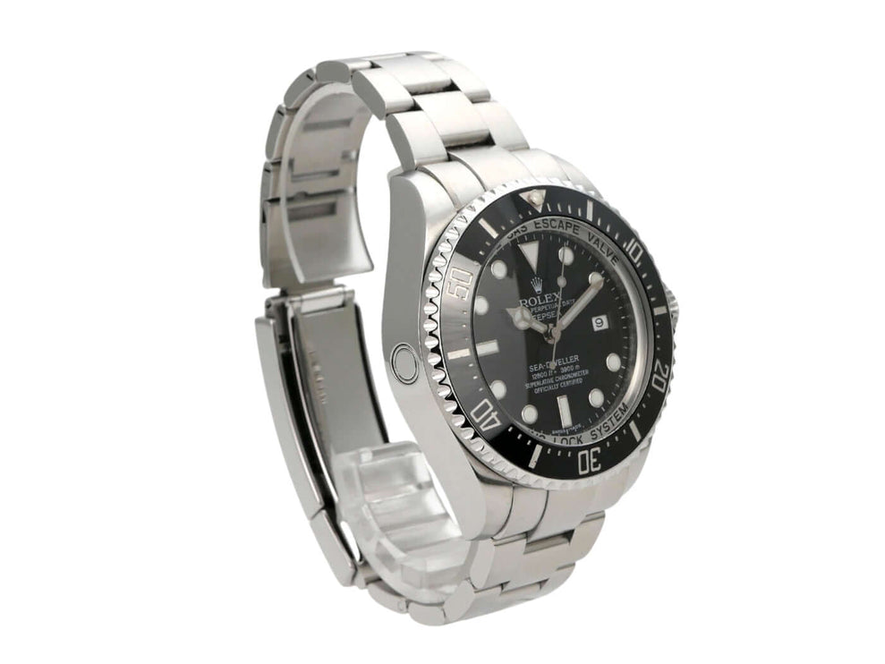 Rolex Sea-Dweller Deepsea 116660 mit Edelstahl-Armband und schwarzem Zifferblatt