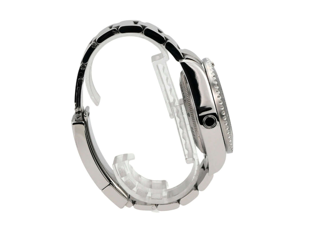 Rolex Sea-Dweller Deepsea 116660 seitliche Ansicht des Armbands und Gehäuses aus Edelstahl