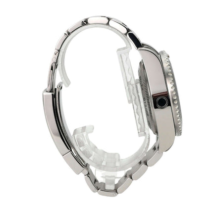 Rolex Sea-Dweller Deepsea 116660 seitliche Ansicht des Uhrengehäuses und Armbands aus Edelstahl