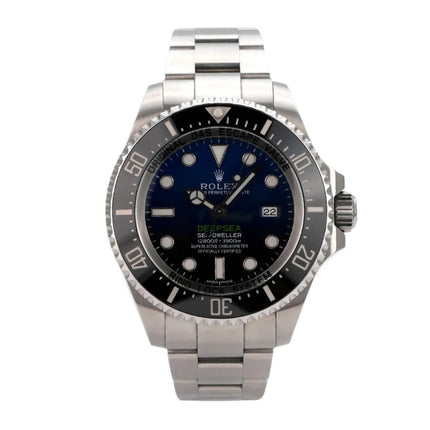 Rolex Sea-Dweller Deepsea 116660 D-Blue, Edelstahl, 44mm, blaues Zifferblatt, Heliumventil, ISO-zertifiziert, 2017