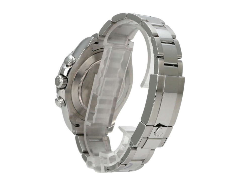 Rolex Yacht-Master II Edelstahl 116680 seitliche Ansicht des Armbands und Gehäuses