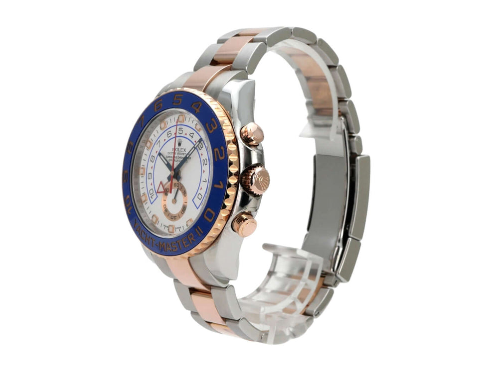 Rolex Yacht-Master II 116681 Edelstahl Everose-Gold mit blauem Zifferblatt und Oyster-Armband
