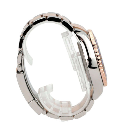 Rolex Yacht-Master II 116681 Edelstahl Everose-Gold seitliche Ansicht der Armbanduhr