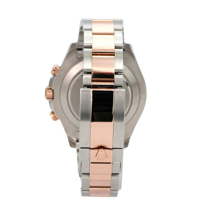 Rolex Yacht-Master II 116681 Edelstahl Everose-Gold Armband seitlich mit Edelstahl und Everose-Gold.