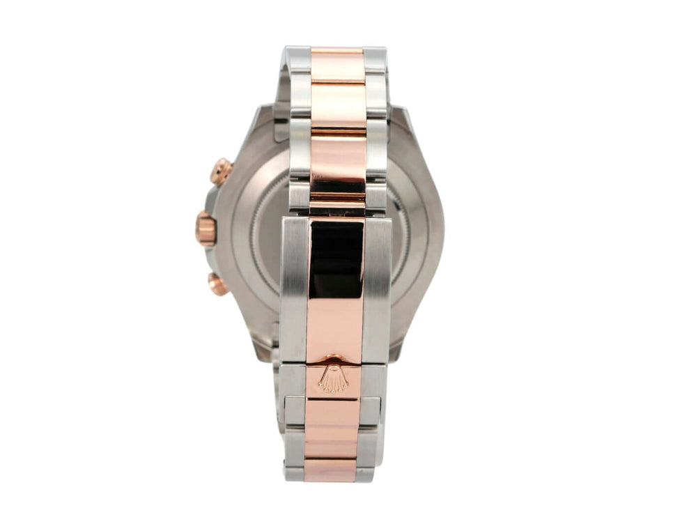 Rolex Yacht-Master II 116681 Edelstahl Everose-Gold Armband seitlich mit Edelstahl und Everose-Gold.