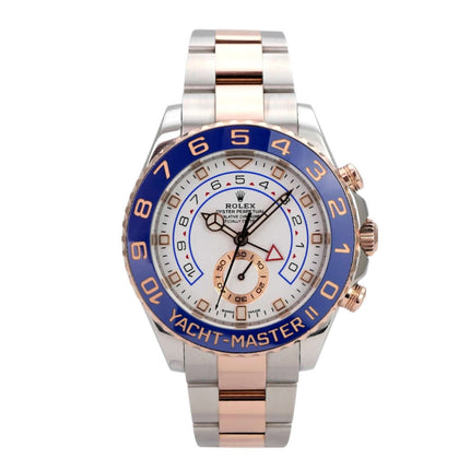 Rolex Yacht-Master II 116681 Edelstahl Everose-Gold mit blauem Zifferblatt und Oyster-Armband