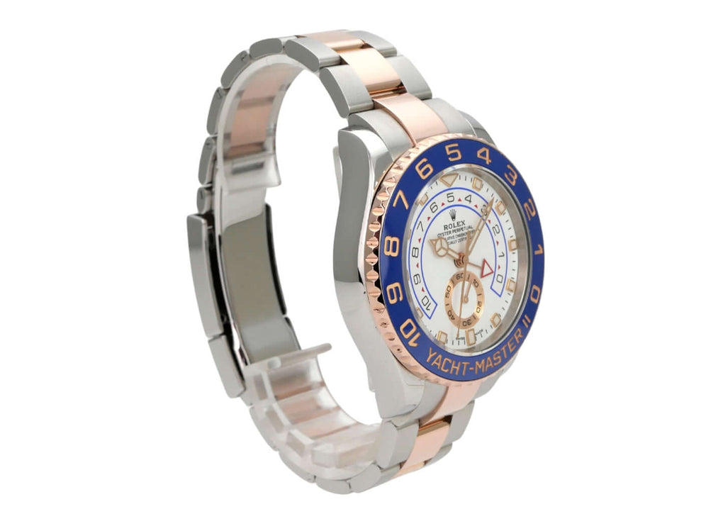 Rolex Yacht-Master II 116681 Edelstahl Everose-Gold mit blauem Zifferblatt und Oyster-Armband