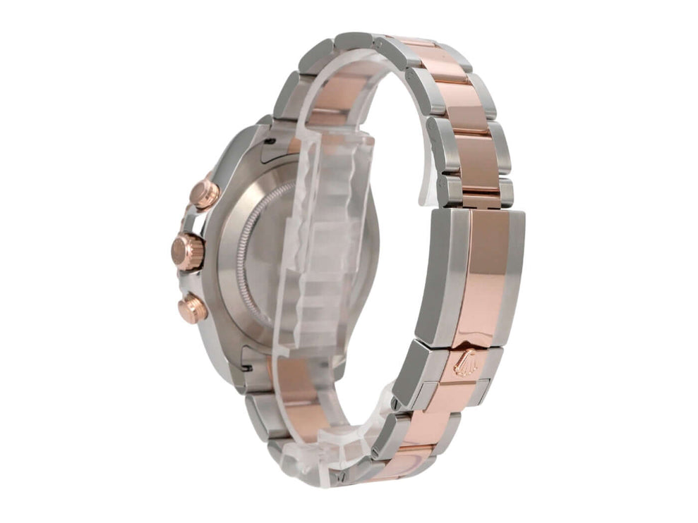 Rolex Yacht-Master II 116681 Edelstahl Everose-Gold mit Oyster-Armband und Gehäuse in Seitenansicht