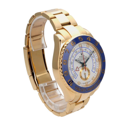 Rolex Yacht-Master II Gelbgold 116688, 18 kt Gelbgold, blaues Keramikelement, luxuriöses Design, Automatikwerk