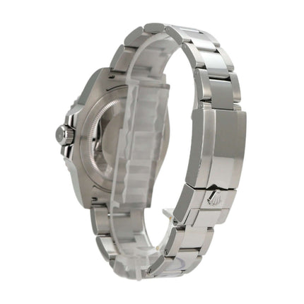 Rolex GMT-Master II Edelstahl 116710BLNR seitliche Ansicht mit Oyster Edelstahlband und Gehäuse