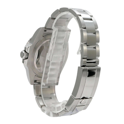Rolex GMT-Master II Edelstahl 116710BLNR Ansicht von der Seite mit Oyster-Edelstahlband.