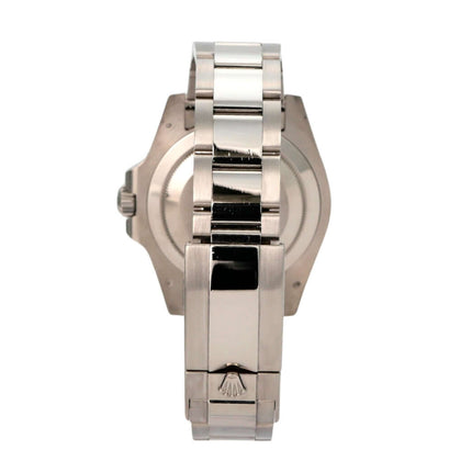 Rolex GMT Master II Weißgold 116719BLRO Rückansicht Armband und Gehäuse