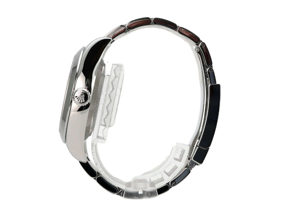 Rolex Oyster Perpetual Air-King 116900 Detailansicht des Edelstahlarmbands und Gehäuses