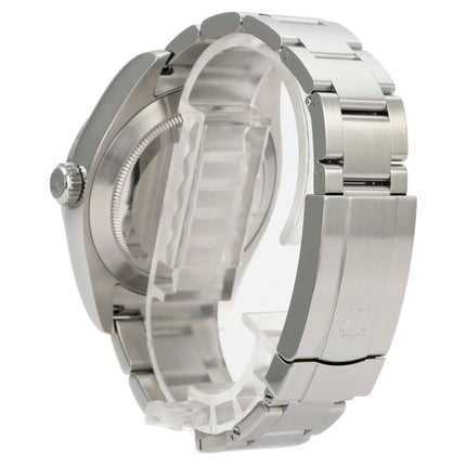 Rolex Oyster Perpetual Air-King 116900 aus Edelstahl mit Oyster-Armband und Faltschließe, Rückansicht
