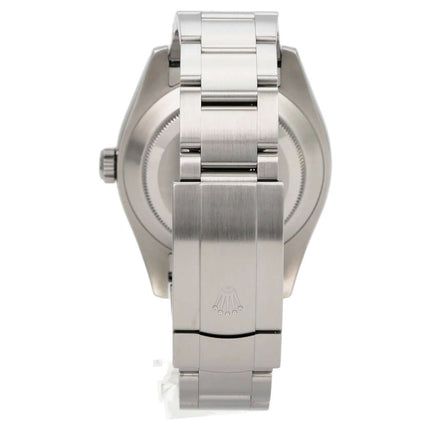 Rolex Oyster Perpetual Air-King 116900 Edelstahl-Armband und Gehäuse, Rückseite der Uhr