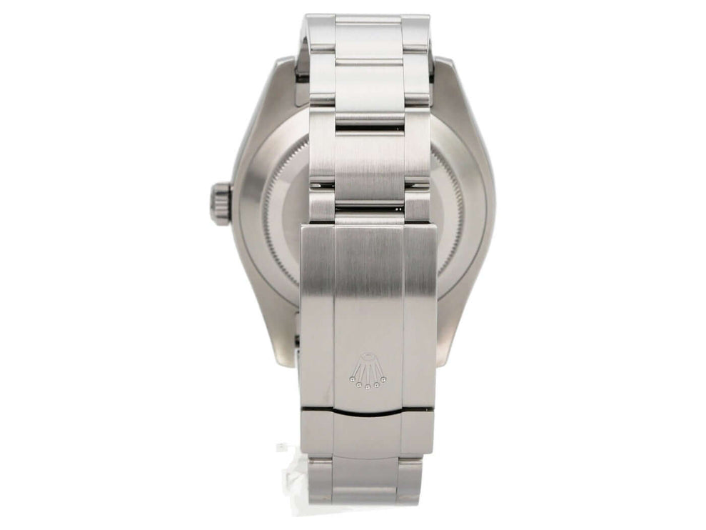 Rolex Oyster Perpetual Air-King 116900 Edelstahl-Armband und Gehäuse, Rückseite der Uhr